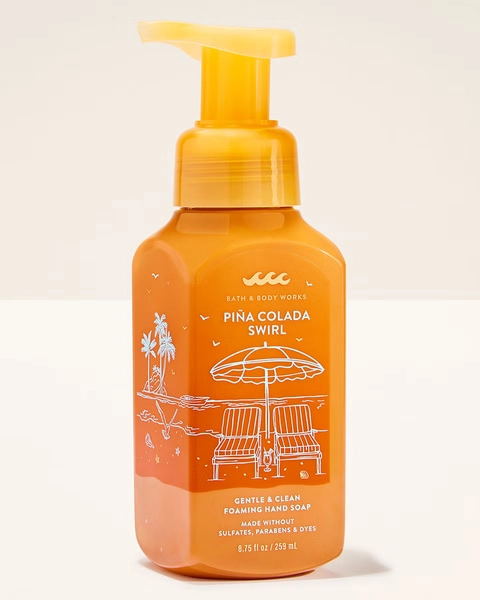 Piña Colada Swirl Gentle & Clean Foaming Hand Soap