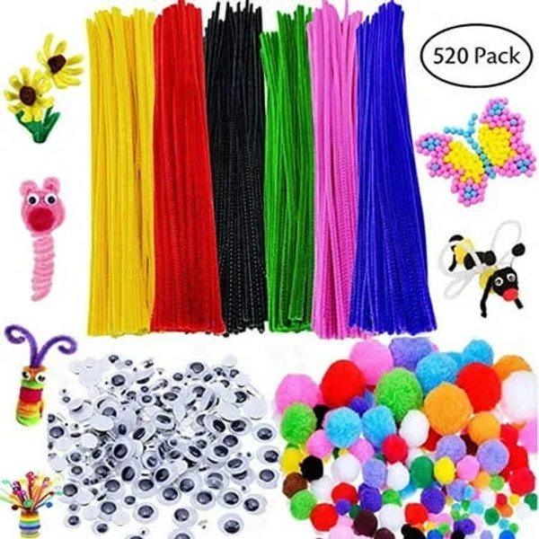 Czzoypi Kids Crafting Modern Arts and Crafts Set A Box of Various DIY Hobby Supplies and Materials for Art for Kids Ages 4 5 6 7 8 9 10 11 and 12