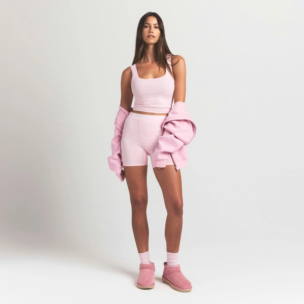 COTTON RIB TANK | CHERRY BLOSSOM
