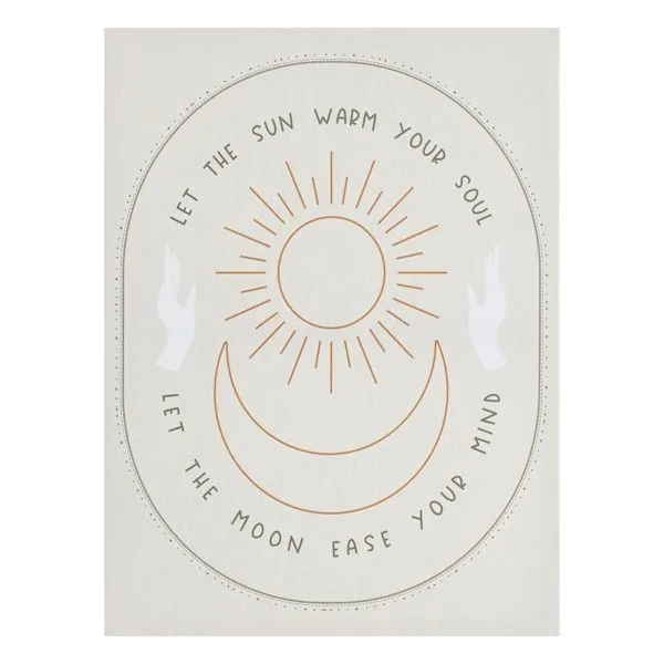 Sun & Moon Canvas Wall Art, 12x16