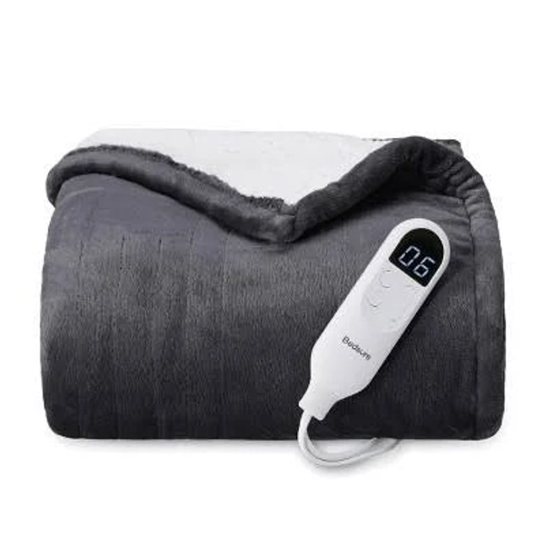 Bedsure® GentleSoft Solid Flannel Heated Blanket