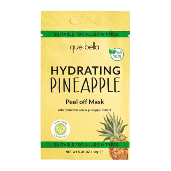 Que Bella Hydrating Pineapple Peel Off Mask - 0.35oz