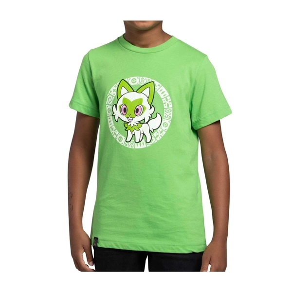 Sprigatito Apple Relaxed Fit Crew Neck T-Shirt - Youth