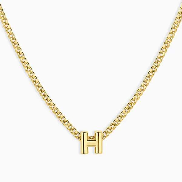 Gorjana Women's Wilder Mini Alphabet Necklace