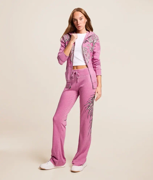 Medium Pink Skeleton Sweatpants