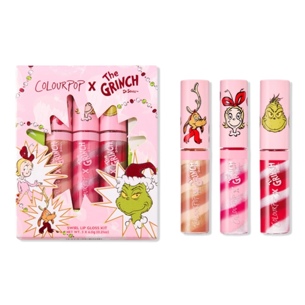 ColourPop x The Grinch Merry Grinchmas Swirl Lip Gloss Kit