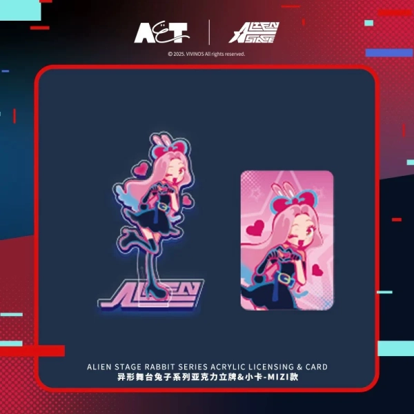 Alien Stage Rabbit Series Acrylic Stand & Card - Mizi