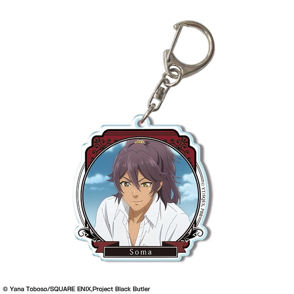 TV Anime "Black Butler: Public School Arc" Acrylic Keychain Design 27 (Soma Asman Kadar)(Released)