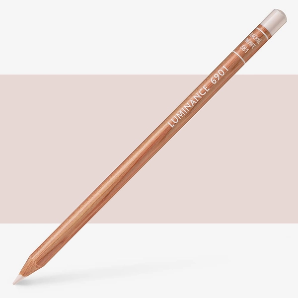 Caran d'Ache : Luminance 6901 : Colour Pencil : Pink White
