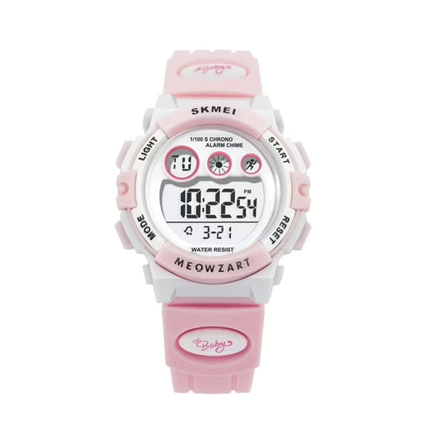 SKMEI Digital Watch Sport Waterproof Watches Outdoor Multifunction Chronograph for Ages 5-7-10-12 with Colorful LED Backlight
