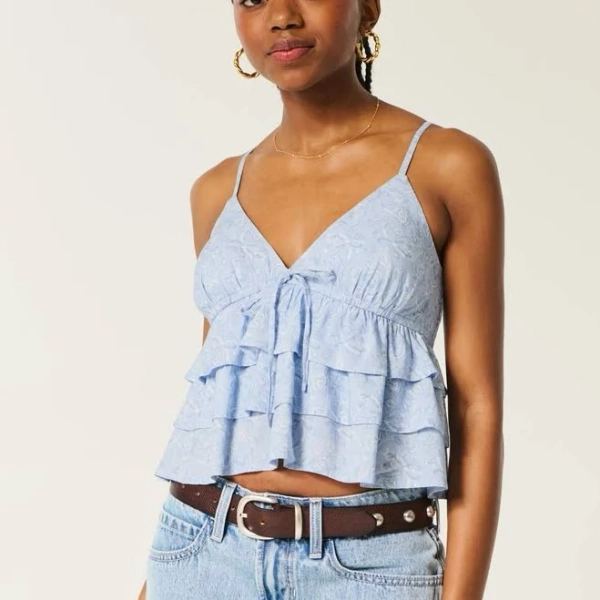 Hollister Women's Easy Tiered Blouse