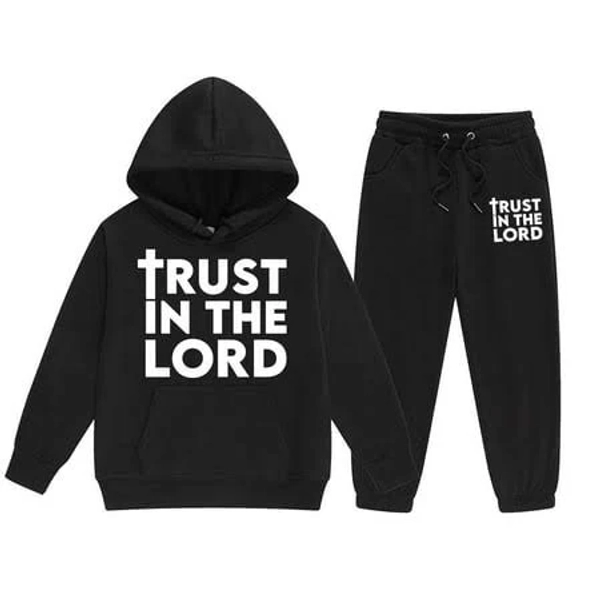 Luogenli Outfits Girls Children's Long Sleeved Hooded Hoodie Set Baby Rompers Girl Girls Rompers Size