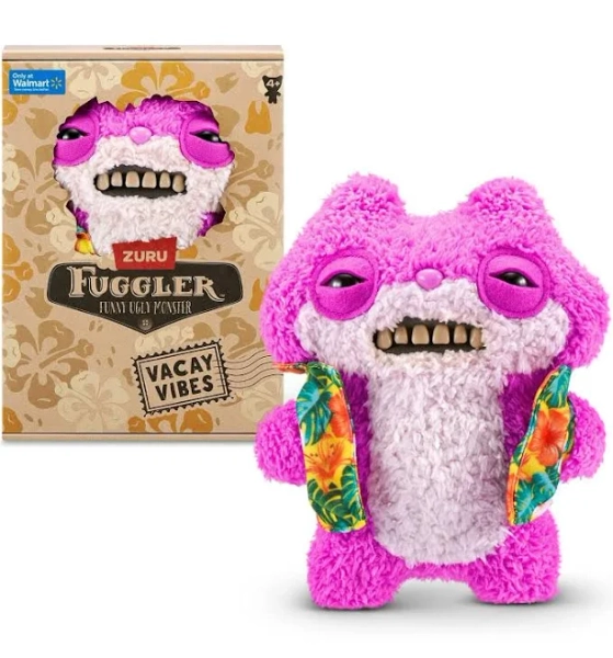 Fuggler Vacay Vibes Sketchy Squirrel Plush Collectible Toy