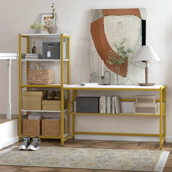 Panos Reversible T-Shape Computer Desk | Wayfair