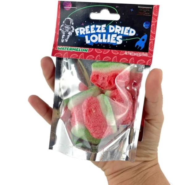 Freeze Dried Lollies Sour Watermelon Mini Pack