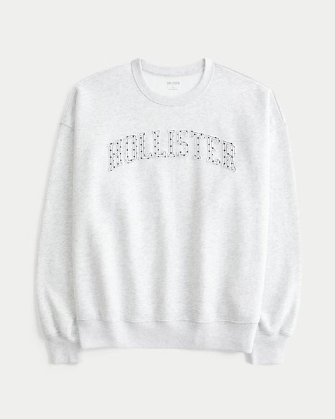 Hollister Feel Good Trapped Dot Logo Graphic Sweatshirt