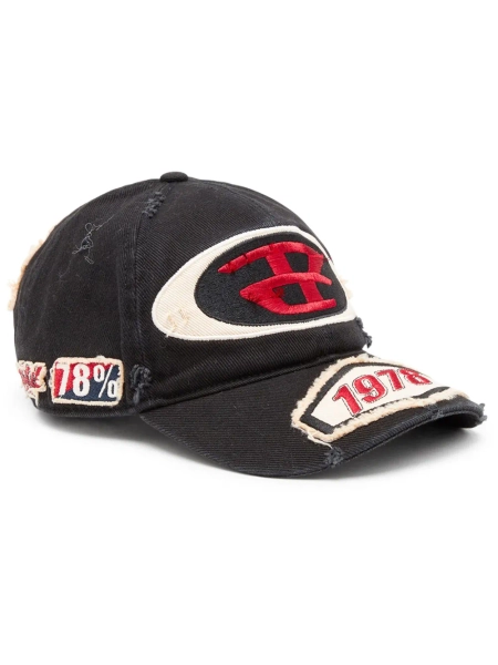 Diesel C-Braff distressed-effect cap | 1