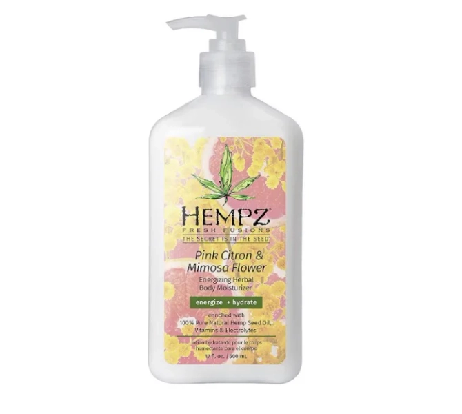 Amazon.com : HEMPZ Body Lotion - Pink Citron & Mimosa Flower Daily Moisturizing Cream, Shea Butter Hand and Body Moisturizer - Hemp Extract Lotion - Skin Care Products, Pure Organic Hemp Seed Oil - 17 Fl Oz : Beauty & Personal Care