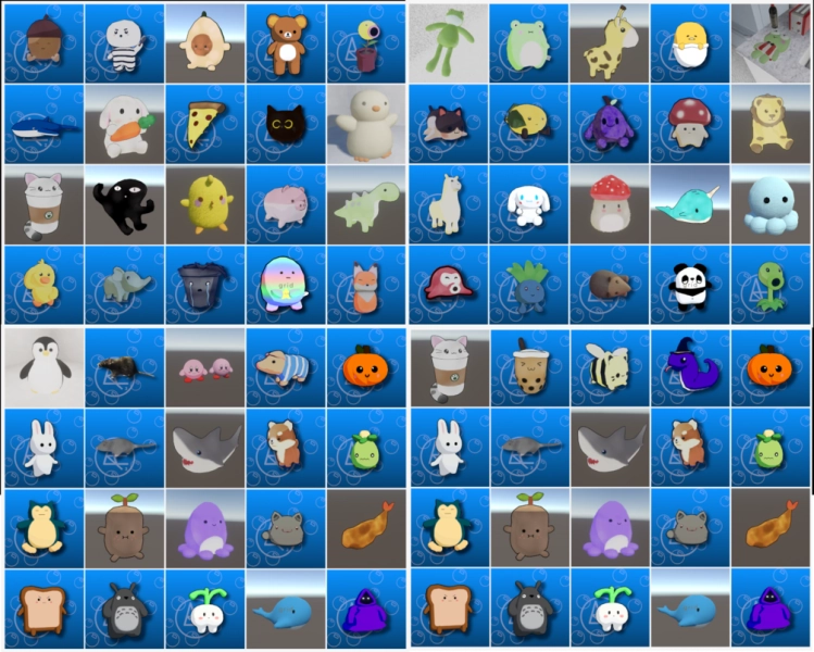 Plushie Pack (DOWNLOAD EVERY PLUSHIE AT ONCE)