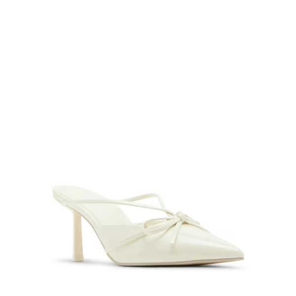 Madden Girl Women's Bells Slide On Strappy Heeled Mule