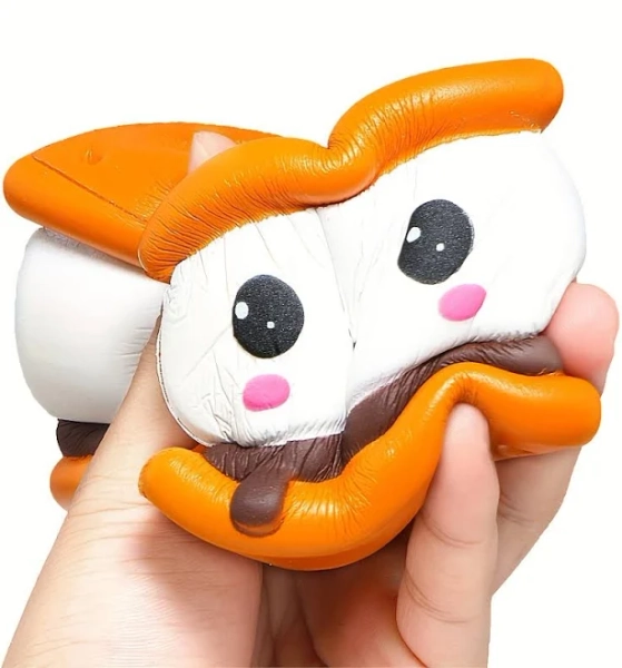 Adorable Chocolate Cookie Sensory Fidget Toy, Soft Slow Rebound PU, Non-Toxic, Squishies toys, Fidget toys, Slow rising squishies, Safe for
