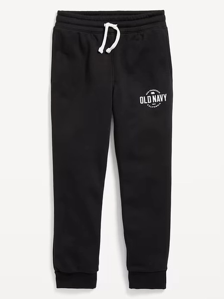 Gender-Neutral Logo-Graphic Jogger Sweatpants for Kids