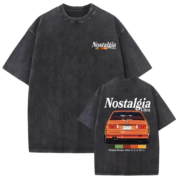 Washed Vintage Frank Nostalgia Ultra Graphic Tshirt Ocean Oversized T-shirts Blond Hip Hop T Shirt Short Sleeve Men's Streetwear - AliExpress 