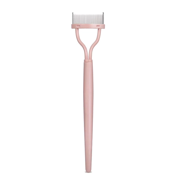 Brush Comb Separator, Eyelash Eyebrow Mascara Brush And Comb Lash Separator Tool With Metal Teeth
