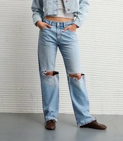 AE Strigid Low-Rise Ex-Boyfriend Jeans