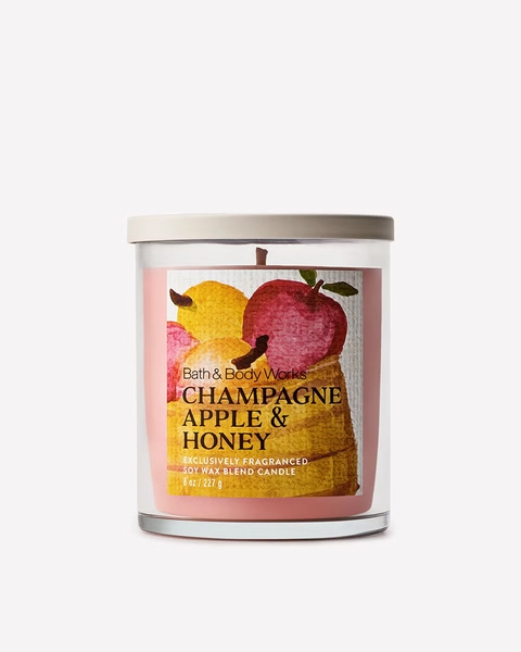Champagne Apple & Honey Single Wick Candle