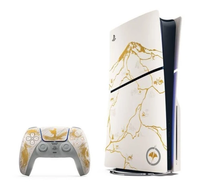 PlayStation 5 Console Ghost of Yotei Gold Limited Edition Bundle