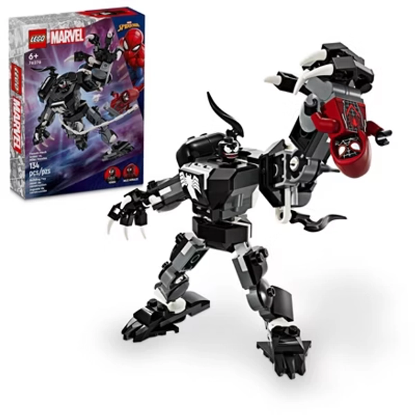 LEGO Marvel Venom Mech Armor vs. Miles Morales 76276