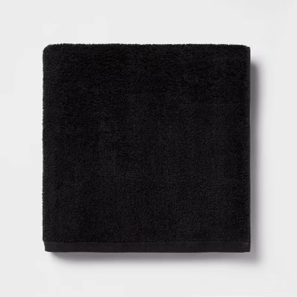 Everyday Oversized Bath Towel Black - Room Essentials™