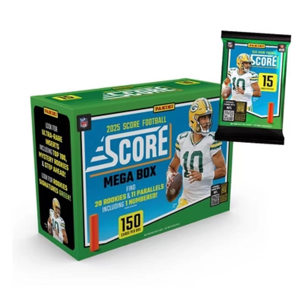2025 Panini NFL Score Football Trading Card Mega Box