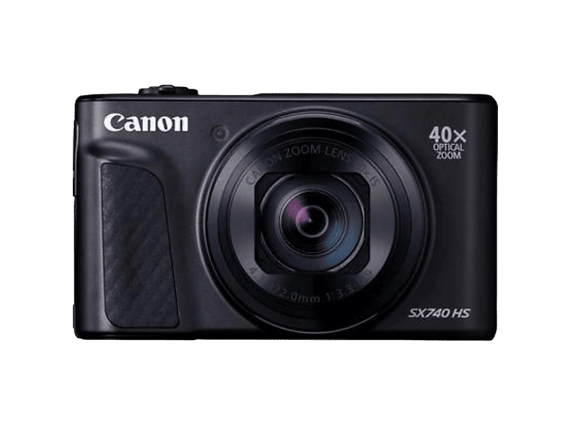 CANON POWERSHOT SX740 HS SCHWARZ LITE EDITION Kompaktkamera Schwarz, 40x opt. Zoom, Klappbar um ca. 180 Grad, 7,5 cm (3,0 Zoll) LCD (TFT), ca. 922.000 Bildpunkte, WLAN