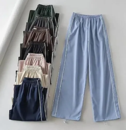 XPONNI Women's Baggy Y2K Parachute Pants