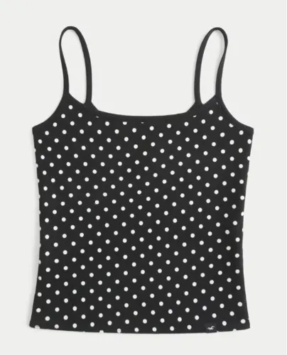 Hollister Callie Reversible Cami Polka Dot