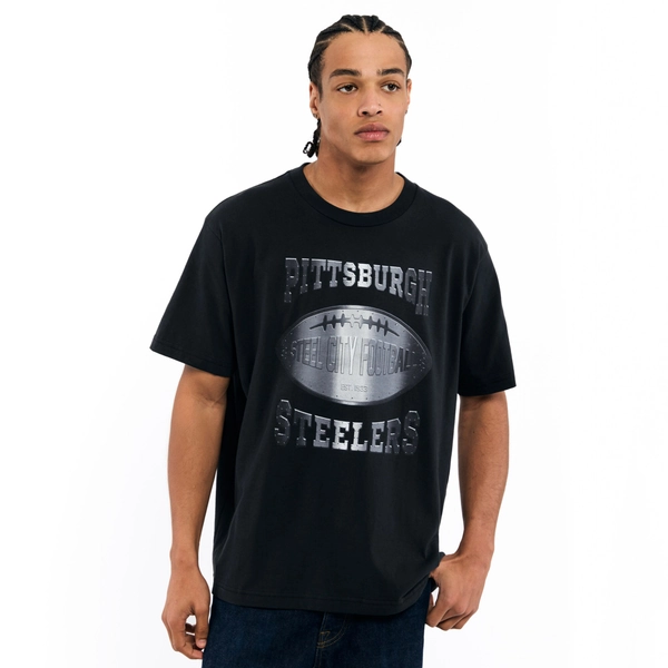 Unisex Pittsburgh Steelers Golf Wang Black Cutout T-Shirt
