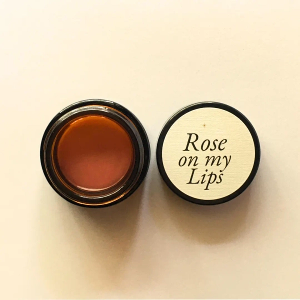 Rose on My Lips · Natural Rose Lip Balm - Etsy Australia