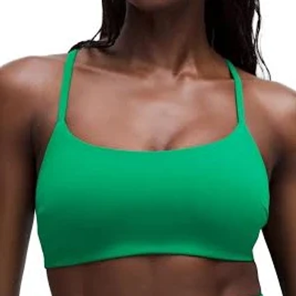 Lululemon Women's Wunder Train Strappy Racer Bra with Light Support