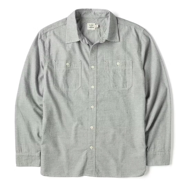 Brushed Cotton Crossback Work Shirt