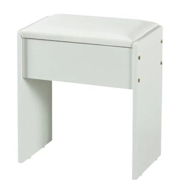 Jarbalai Vanity Stool for Bedroom Upholstered Makeup Vanity Chair with Padded Seat