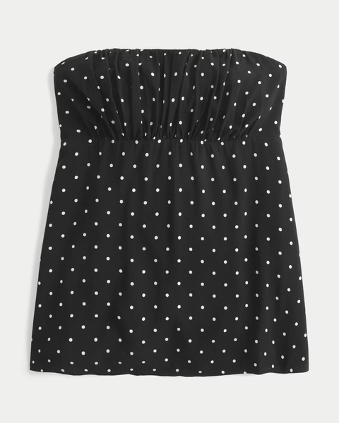 Easy Strapless Babydoll Top
