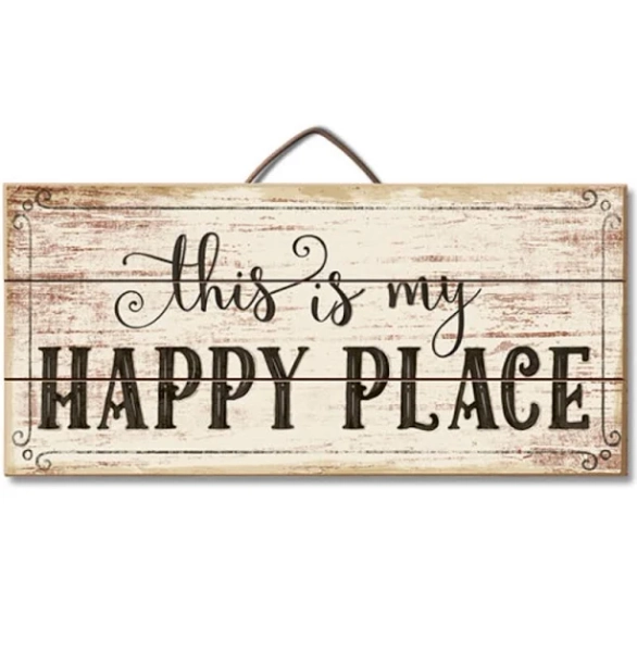 Winston Porter This Is My Happy Place Horizontal Pallet Wood Sign