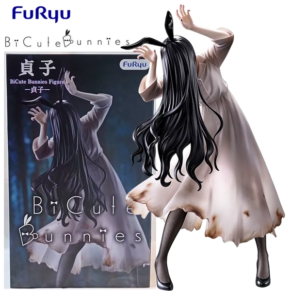 FuRyu BiCute Bunnies The Ring Sadako Yamamura Bunny Girl PVC 26CM Anime Action Figures Model Collection Toy - AliExpress 26