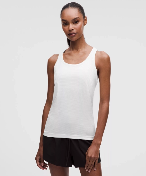 Swiftly Tech Racerback Tank Top 2.0 *Hip Length - White/White - 20