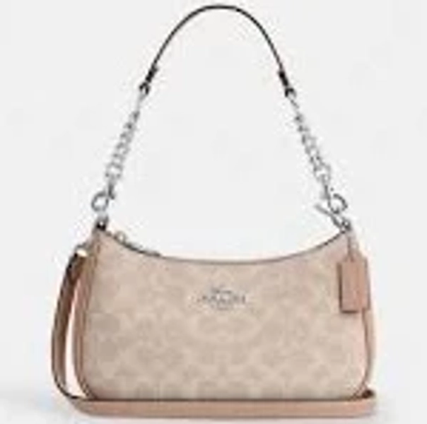 Coach Women's Teri Shoulder Bag in Signature Canvas