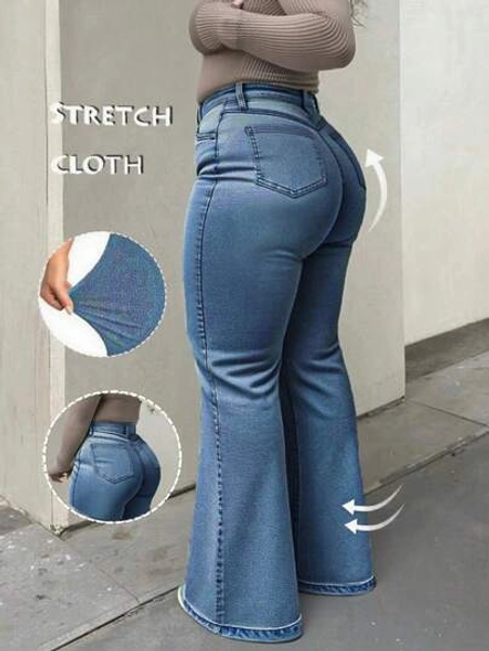 Large Size Denim Flared Pants,Elegant,Chic,Formal,Going Out Outfit,Fall Clothes For Women,Plus Size Jeans,Jeans Plus Size Women,Curve Jeans,Jeans For Women,Black Jeans,Baggy Jeans,Pants,Cargo Pants,Cowgirl Plus Size,Halloween,Musera,Halloween,New Year,Country,