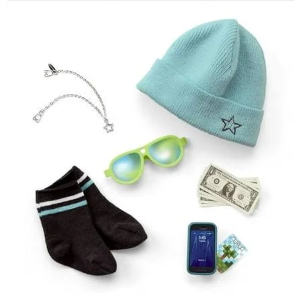 American Girl Truly Me Street Chic Chic and Stylish Accessories for 18 inch Dolls, Size: 18 Doll Accessories