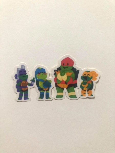 Rise Turtle Group Sticker